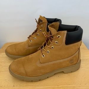 Timberland Premium 6-inch Waterproof Boots in Wheat Nubuck Size 7M